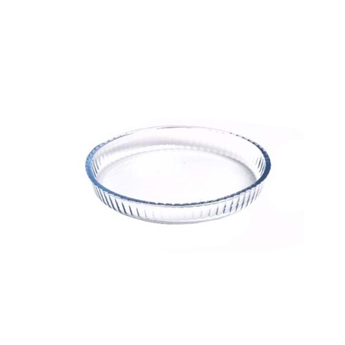 BRART TEPSİ KÜÇÜK YUVARLAK OPTİKLİ TEPSİ 26 CM 45044 1*6