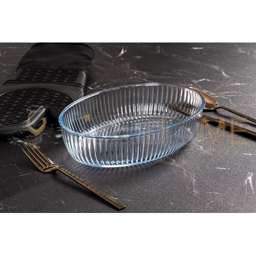BRART TEPSİ KÜÇÜK OVAL OPTİKLİ TEPSİ 26 CM 1*12