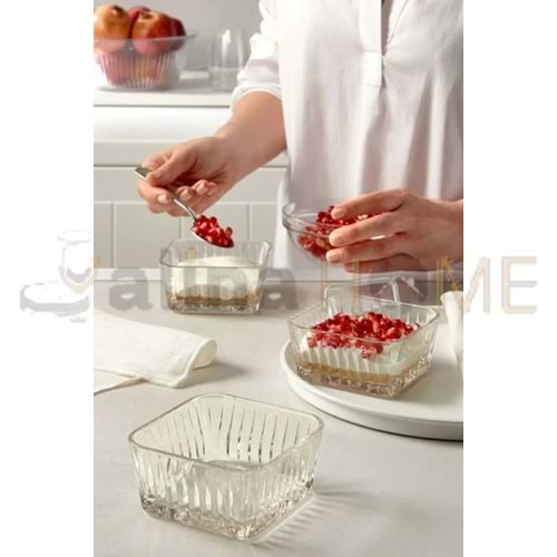 PAŞABAHÇE KASE FREZYA KASE 4 LÜ CAM KASE 1*6
