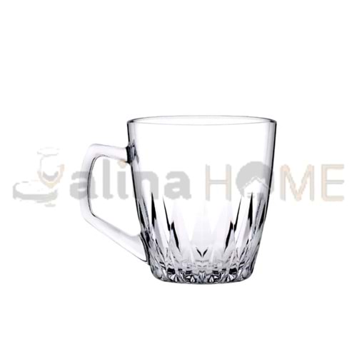 PAŞABAHÇE CAM SAFİR 2 Lİ KULPLU BARDAK 250 CC 1*12