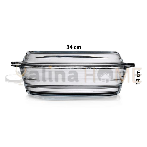 PAŞABAHÇE BORCAM KAPAKLI OVAL TENCERE 2900 CC 1*4