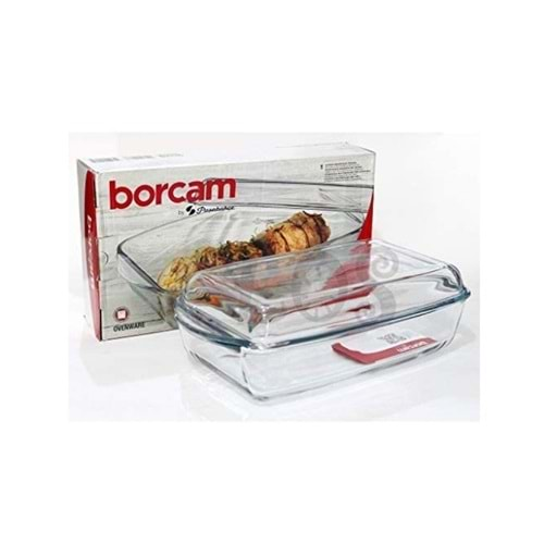 PAŞABAHÇE BORCAM DİKDÖRTGEN KAPAKLI BORCAM 1*4