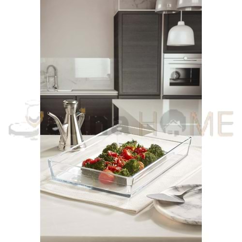 PAŞABAHÇE BORCAM LAZER KARE BÜYÜK 28 CM 1*6