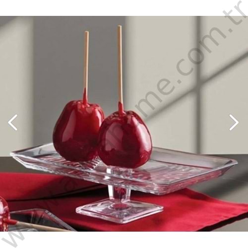 PAŞABAHÇE SUNUMLUK MADLEN AYAKLI DİKDÖRTGEN İKRAMLIK 1*2