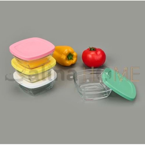 PAŞABAHÇE SAKLAMA KABI 4 LÜ SET GLASS4YOU 1209698 1*6