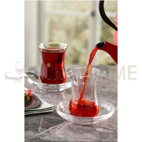 PAŞABAHÇE ÇAY TAKIMI GLASS4YOU ÜSKÜDAR 1209689 1*6