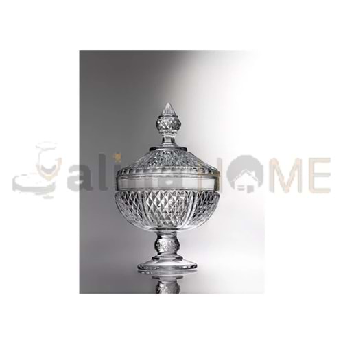 PAŞABAHÇE ŞEKERLİK DİAMOND AYAKLI KAPAKLI ŞEKERLİK 25 CM 1*6