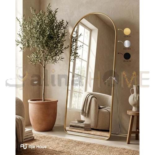 AJE BOY AYNASI OVAL AYAKLI AYNA 160x62 CM 1*1