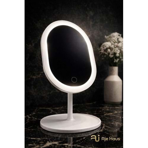 AJE MAKYAJ AYNASI IŞIKLI OVAL AYAKLI 1*60
