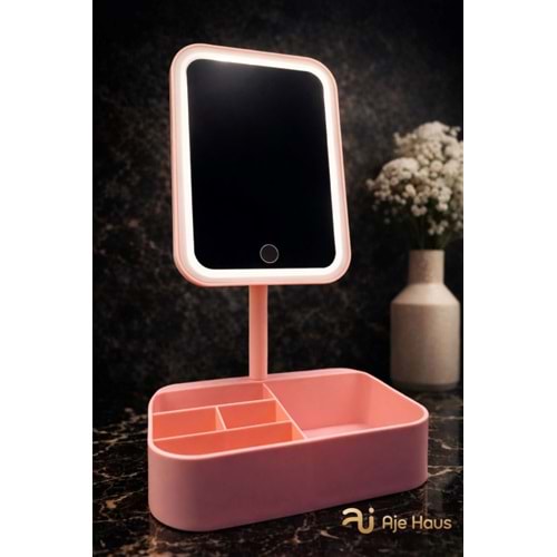 AJE MAKYAJ AYNASI IŞIKLI DİKDÖRTGEN ORGANİZERLİ 1*30