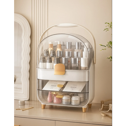 BEE HOME ORGANİZER PREMİUM MAKYAJ ORGANİZERİ OPAK 1*4