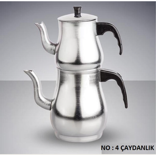 ZEN ÇAYDANLIK ALÜMİNYUM 4 NO KLASİK ÇAYDANLIK 1*30