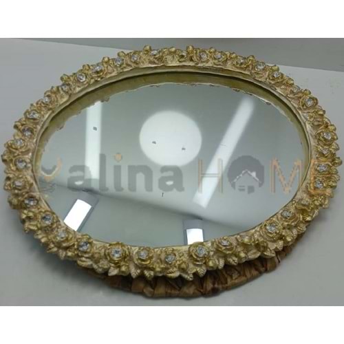 ALP DUVAR AYNASI DEKORATİF BÜYÜK OVAL 44x35 CM 1*10