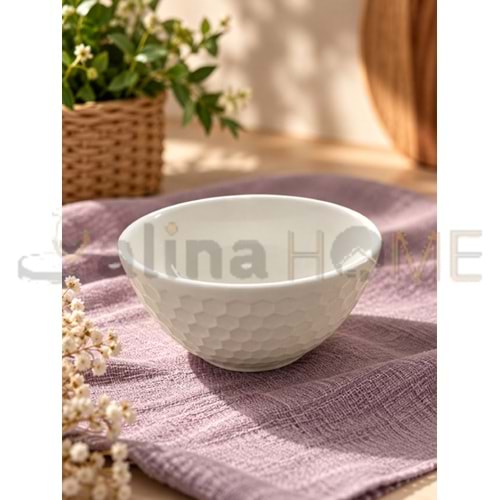 GRY SERAMİK ÇORBA KASESİ 12 CM BULUT PETEK ÇİZGİLİ 1*36