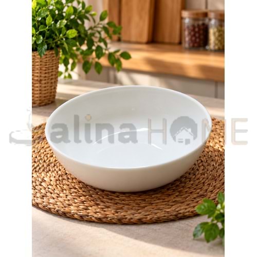 GRY PORSELEN KASE 19 CM SADE SALATA KASESİ