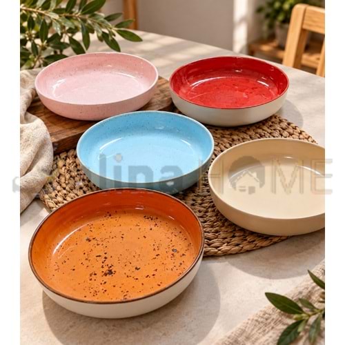 GRY PORSELEN SUNUM KASESİ YAĞMUR 20 CM