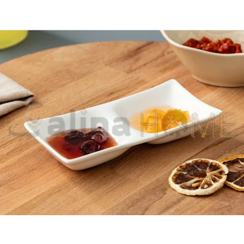 ASEL SERAMİK SUNUMLUK HAYAL 2 GÖZLÜ ÇEREZLİK 1*40