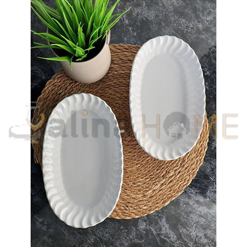 ASEL SERAMİK KAYIK FIRFIR BEYAZ KAYIK 27 CM 1*24