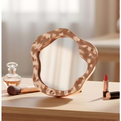 BZD GOLDEN ANGEL MAKYAJ AYNASI METALİZE AYAKLI 1*72