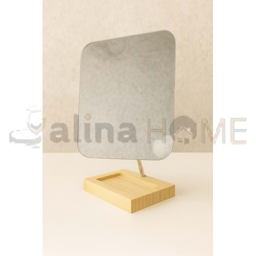 BZD GOLDEN BAMBU STANDLI SPİRALLİ MAKYAJ AYNASI 1*48
