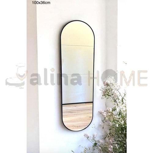BZD GOLDEN ANGEL DUVAR AYNASI OVAL 100x30 CM 1*10