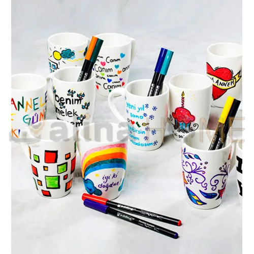 PAŞABAHÇE PORSELEN BEN YAPTIM KUPA BANQUET FİNCAN 260 CC 1*12