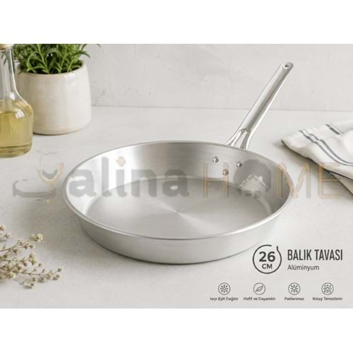 ARKOM BALIK TAVASI ALÜMİNYUM 26 CM ELOKSALLI 1*10