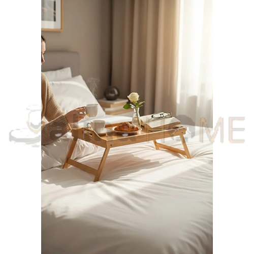 BALSA BAMBU SUNUM TEPSİSİ AYAKLI 50x30 CM 1*12