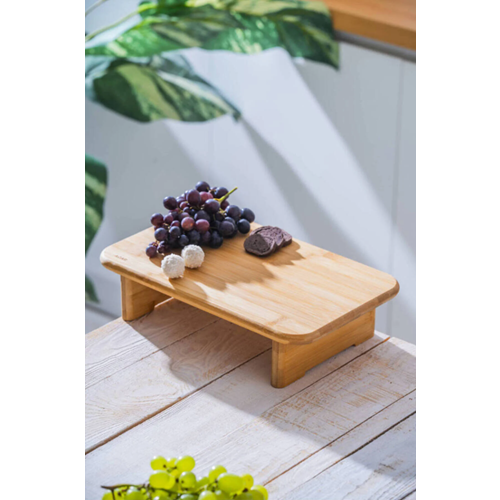 BZD IVORY BAMBU KESİM PANOSU DİKDÖRTGEN AYAKLI 33x15 CM 1*24