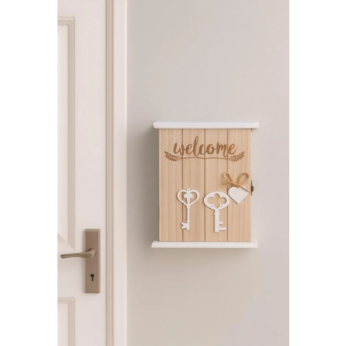 DECOREV AHŞAP ANAHTARLIK KUTUSU 6631 1*28