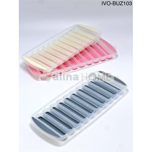 BZD IVORY SİLİKON BUZ KALIBI ÇUBUK 10 SIRA 1*100