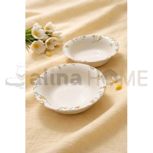 ALİNA HOME SARI ÇİĞDEM YUVARLAK ÇORBA KASESİ 16 CM 1*12