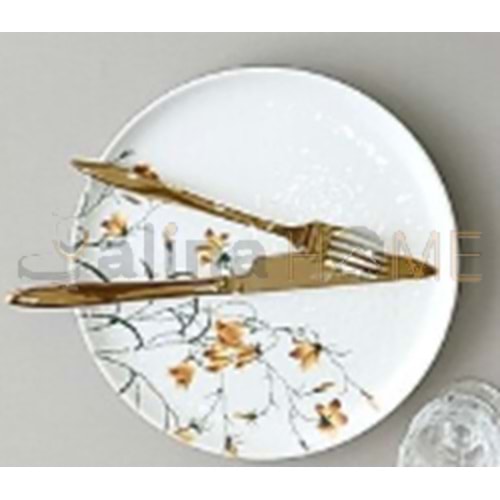 ALİNA HOME SARI ÇİĞDEM YUVARLAK PASTA TABAĞI 20 CM 1*12