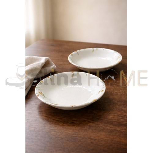 ALİNA HOME SARI ÇİĞDEM KÜÇÜK YEMEK TABAĞI 17 CM 1*18