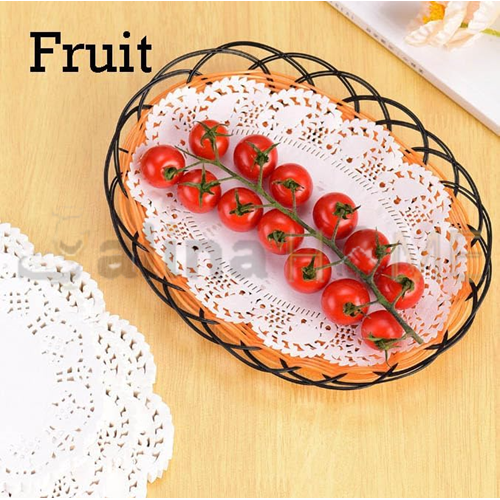 BZD IVORY DANTEL SUNUMLUK OVAL 21x32 CM 36 LI 1*12