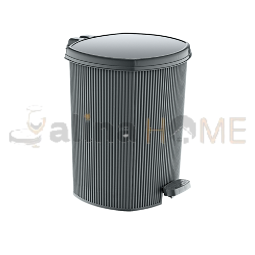 ÖZER ÇÖP KOVASI PEDALLI ÇİZGİLİ 2 NO 6 LT 1*12