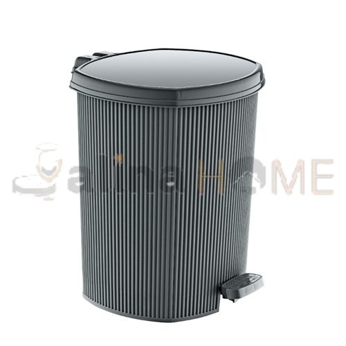 ÖZER ÇÖP KOVASI PEDALLI ÇİZGİLİ 3 NO 11 LT 1*12