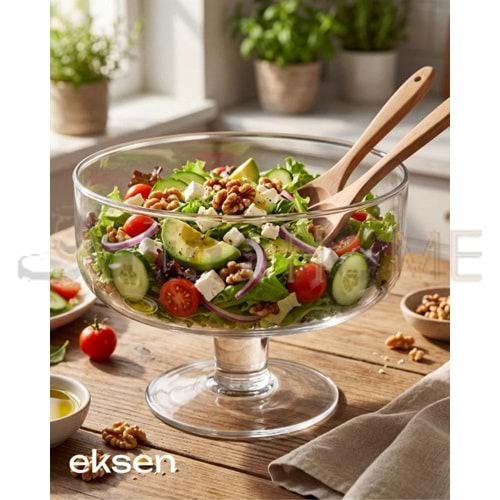 ALN ELMASA DELSHAD 19x11 CM AYAKLI KASE 1*6