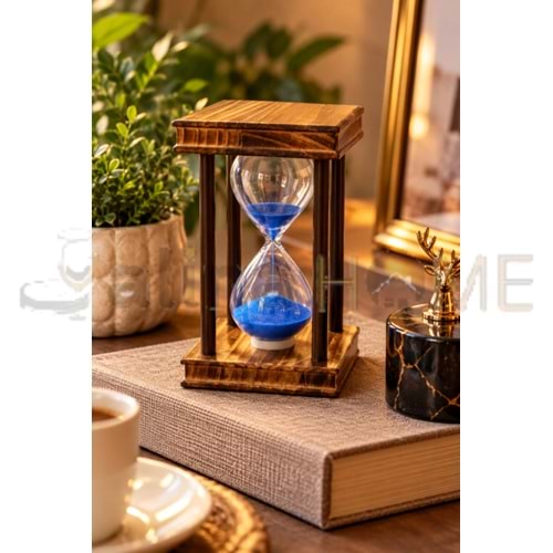 DH AHŞAP KUM SAATİ DEKORATİF 16 CM 1*42