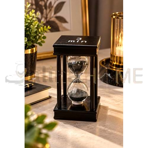 DH AHŞAP KUM SAATİ DEKORATİF 13 CM 1*96