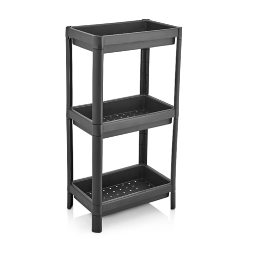 DEMPA MODÜLER VESKEN DİKDÖRTGEN RAF ÜNİTESİ 3 KATLI 65x36 CM SİYAH 1*10