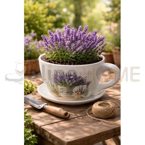 EGE ÇİÇEK SAKSISI SERAMİK KUPA MODEL 23 CM 1*8