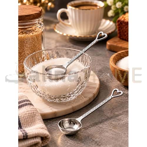 ENF ÖLÇÜM KAŞIĞI METAL GÜMÜŞ 1*100