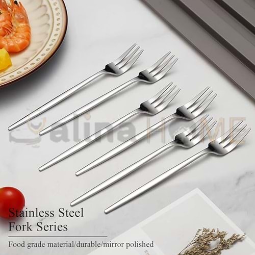 ENF CHEF PRİME METAL TATLI ÇATALI 6 LI 1*100