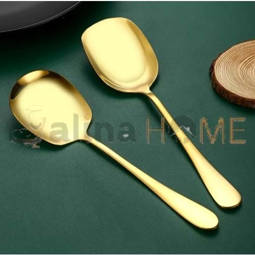 ENF METAL GOLD SERVİS KAŞIK ÇELİK 21 CM 1*20