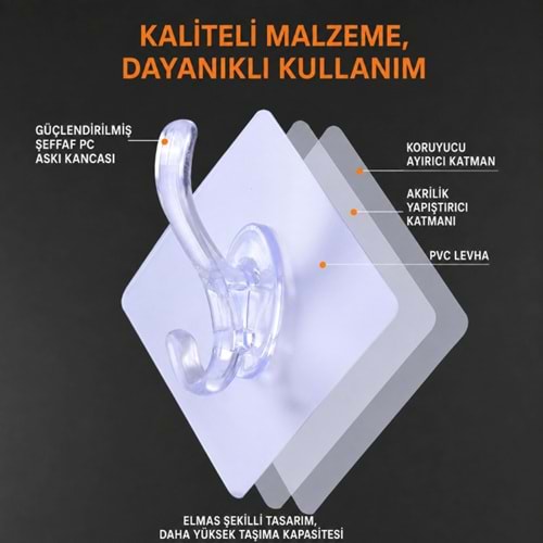 ENF ASKI TEKLİ YAPIŞKAN ASKI 1*100