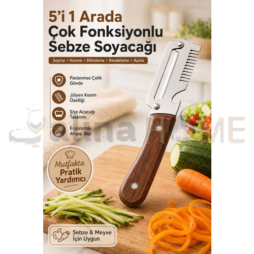 ENF SOYACAK ÇOK FONKSİYONLU TIRTIKLI AHŞAP SAPLI 1*150