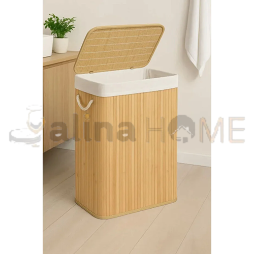 ENF BAMBU KİRLİ ÇAMAŞIR SEPETİ DİKDÖRTGEN 1*12