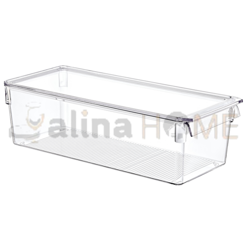 EMHOUSE ORGANİZER TALL CLEAR KAPAKLI 36x15 CM 1*12