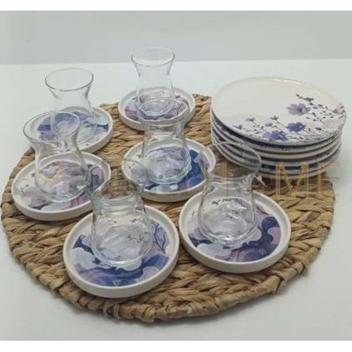 ALİNA HOME ERS 18 PARÇA ÇAY SETİ 1*1